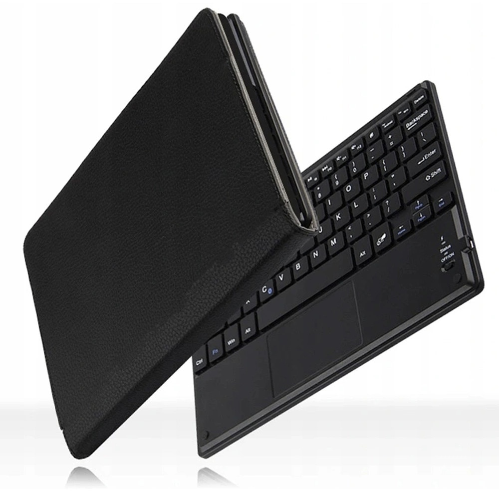 Husa cu tastatura Bluetooth pentru tableta 11.2", neagra, set complet