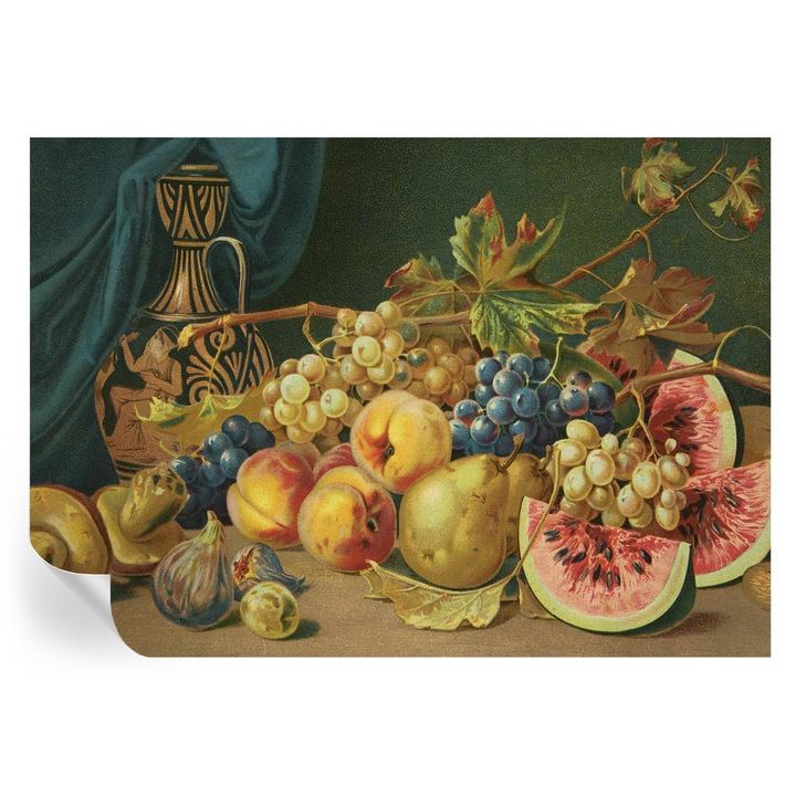 Fototapet autocolant Tulup, Farmecul fructat, gri, 208x146 cm