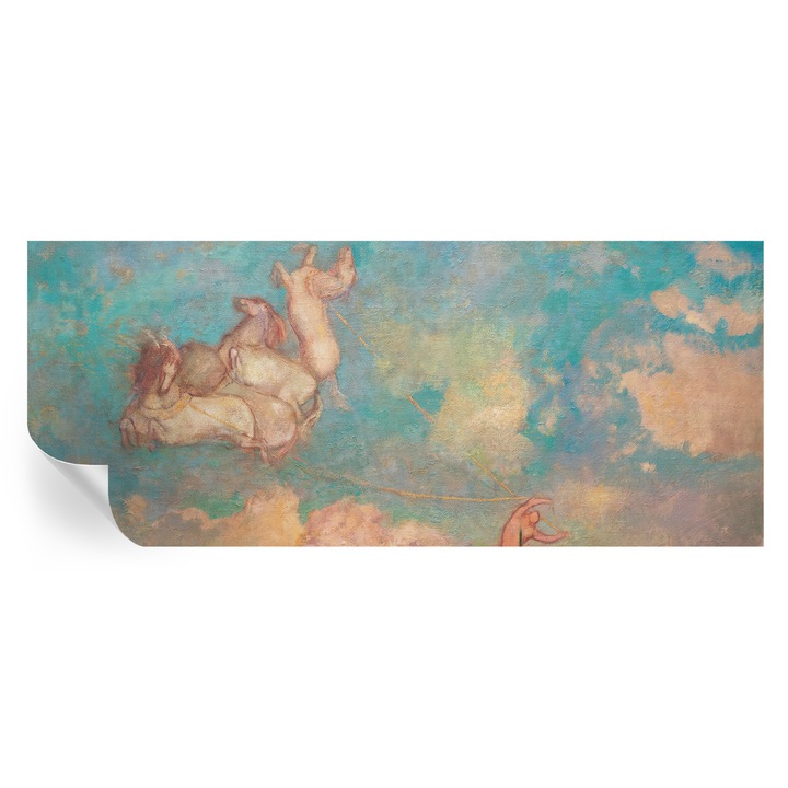 Tapet Autocolant, Tulup, Pegasi Ceresc, Albastru, 250x104cm, Rezistent la murdarie și umiditate