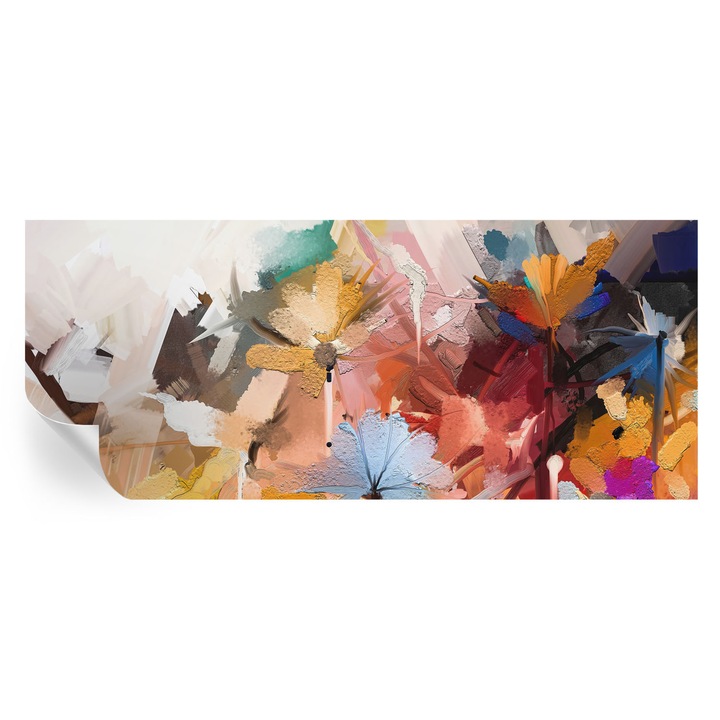 Fototapet Autodeziv, tulup, floral, bej, 250x104 cm