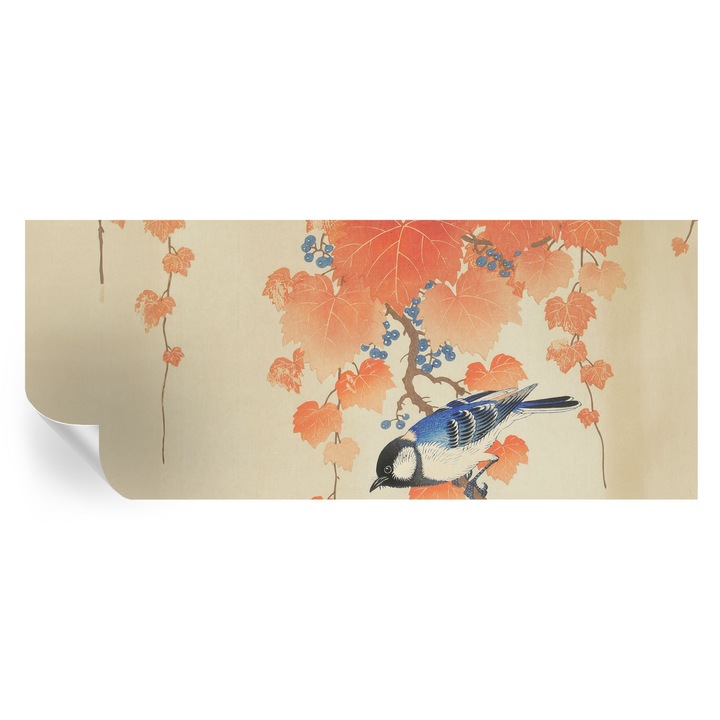 Tapet autocolant, tulup, Armonie a vinului, Bej, 250x104cm, rezistent la murdărie și umiditate