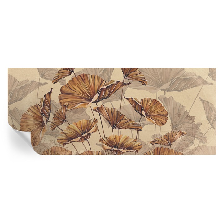 Fali Fotótapéta Autodeziv, Tulup, Eleganta de toamna, Bej, 250 x 104 cm, Decorativ, Adeziv Puternic, 010170060020000282782