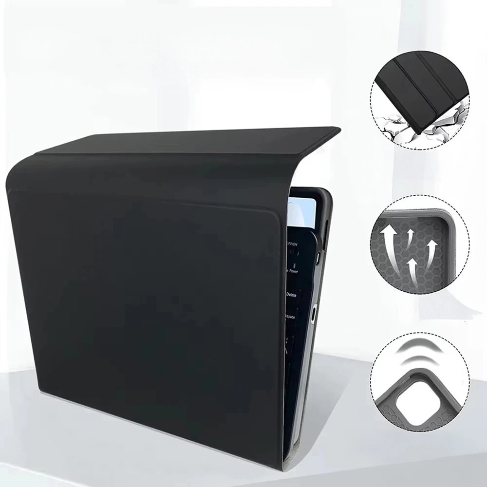 Husa cu tastatura Bluetooth pentru tableta 11.2", neagra, set complet