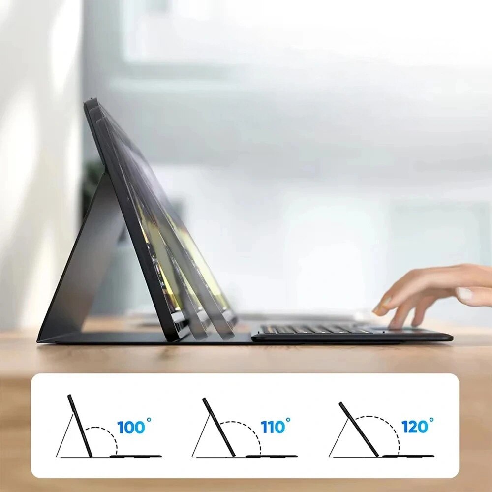 Husa cu tastatura Bluetooth pentru tableta 11.2", neagra, set complet