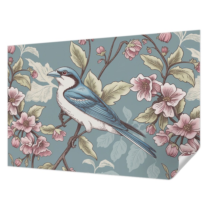 Fali Fotótapéta Autodeziv, Wallfluent, Armonie de primavara, Albastru, 104 x 70 cm, Adeziv Puternic, Usor De Montat Si Rezistent, 010170060170000284938