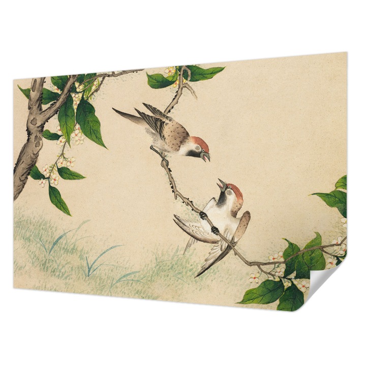 Tapet Textil Autocolant, Wallfluent, Duo clasic, Bej, 104 x 70 cm, Pentru Interior, Usor De Curatat, 010170060170000285255