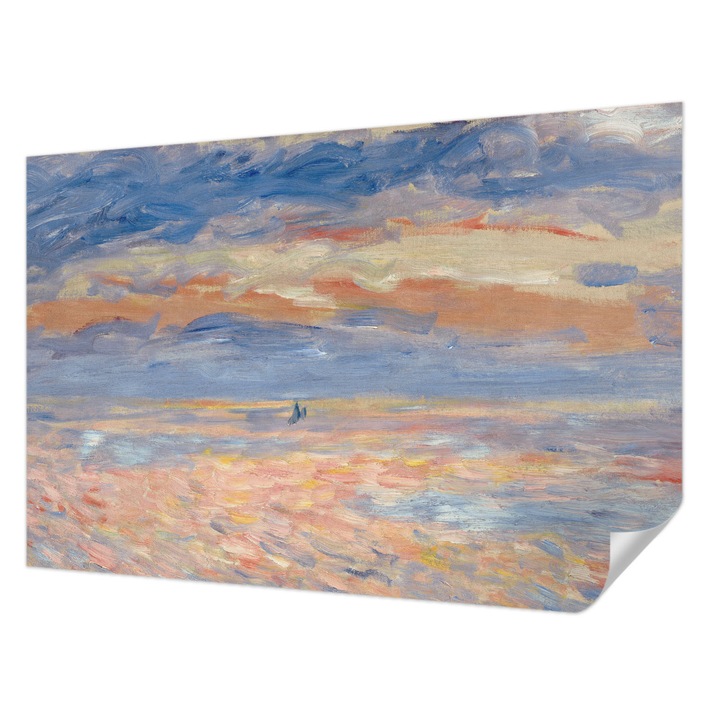 Öntapadós Fotótapéta Falra, Wallfluent, Tengeri tájkép, Kék, 104 x 70 cm, Előszobába, Hálószobába, 010170060170000285527