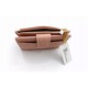 Portofel dama roz elegant, portmoneu din piele ecologica, incapator pentru carduri si numerar, cu inchidere, design stilat, ideal pentru cadou, modern si functional