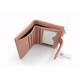 Portofel dama roz elegant, portmoneu din piele ecologica, incapator pentru carduri si numerar, cu inchidere, design stilat, ideal pentru cadou, modern si functional
