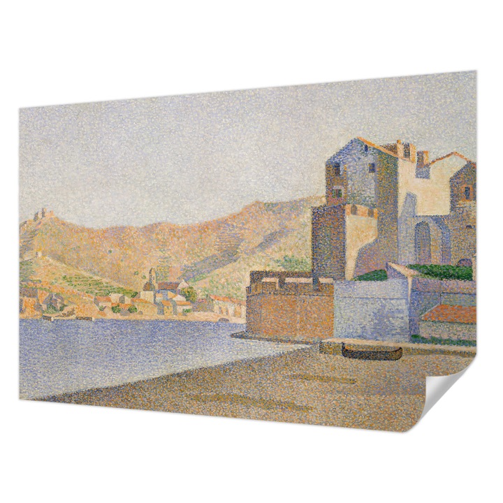 Fali Fotótapéta Autocolant, Wallfluent, Haven de vara, Portocaliu, 152 x 104 cm, Pentru Perete, Rezistente La Apa, Umiditate Si Pete, 010170060180000285400