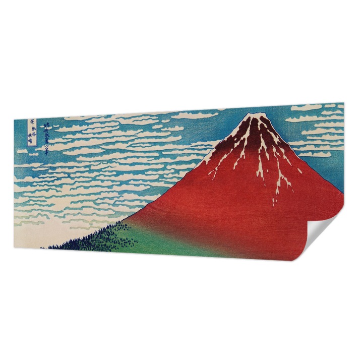 Fali Fotótapéta Autocolant, Wallfluent, Muntele Rosu, Rosu, 250 x 104 cm, Pentru Sufragerie, Dormitor, 010170060020000017865