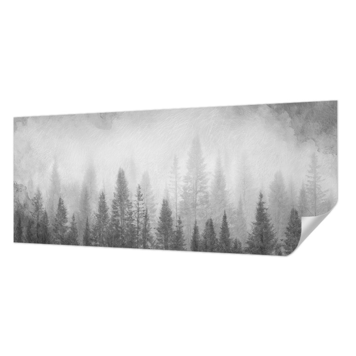 Tapet Autocolant De Perete, Wallfluent, Ceata de padure, Multicolor, 250 x 104 cm, Pentru Interior, Usor De Curatat, 010170060020000285329