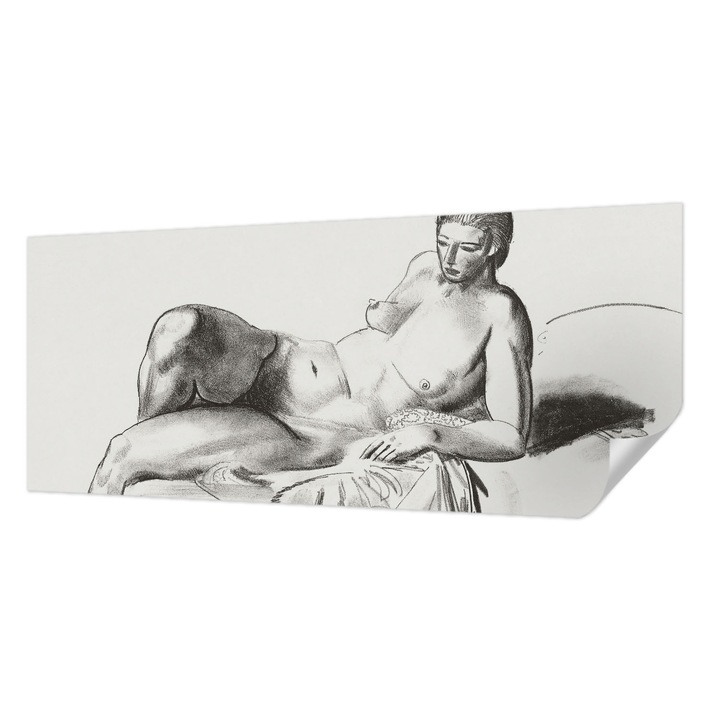 Tapet Textil Autocolant, Wallfluent, Nud artistic, Alb, 250 x 104 cm, Pentru Sufragerie, Dormitor, 010170060020000285574