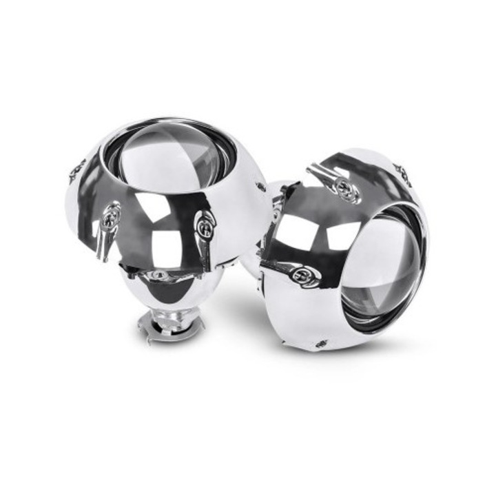 Lupe Bi Led Auto 3" putere 43W luminozitate 9000 Lumeni 5500k 12V P1-Original GTI