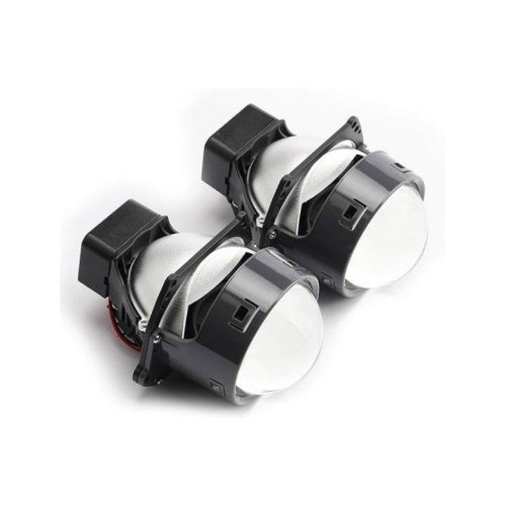 Lupe Bi Led Auto 3" putere 43W luminozitate 9000 Lumeni 5500k 12V P1-Original Nu doresc ornamente
