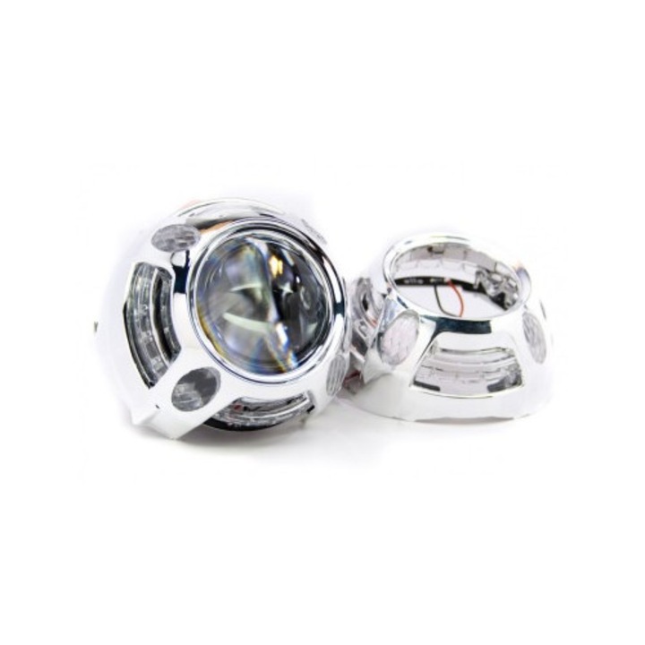 Lupe Bi Led Auto 3" teljesítmény 43W fényerő 9000 Lumen 5500k 12V P1-Eredeti ZPAN (Panamera típus)