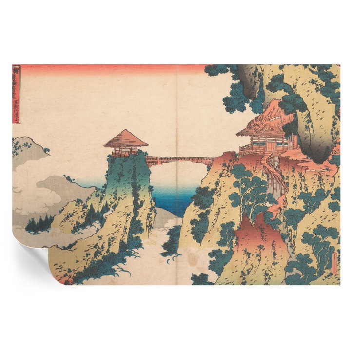 Tapet Autocolant De Perete, Tulup, Un peisaj pitoresc, Bej, 104 x 70 cm, Decorativ, Pentru Interior, 010170060170000285549