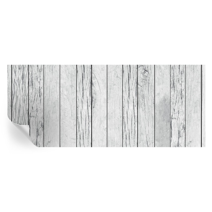 Fototapet autocolant, tulup, atmosferă vintage, alb, 250x104cm