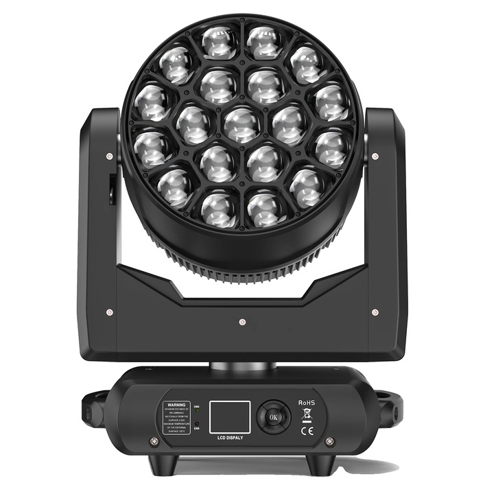 Lumina mobila, efecte dinamice, instalare flexibila, neagra, EU Plug