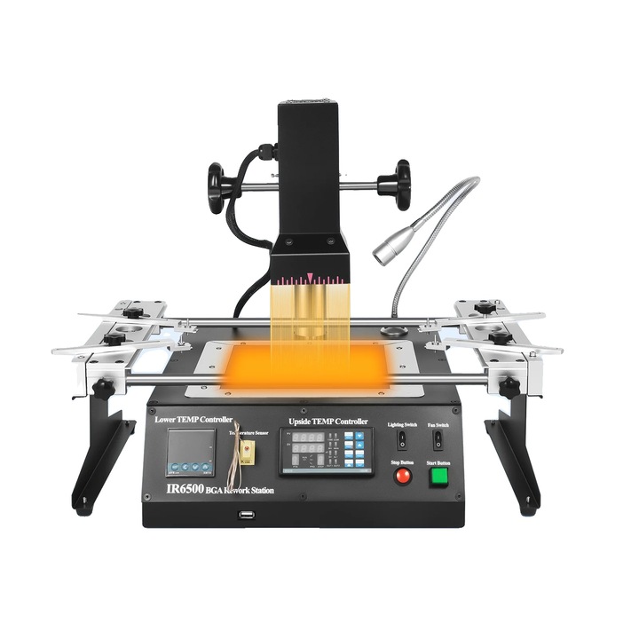 Forrasztóállomás, 1250W, Alkalmazható NYÁK méret ≤400x305 mm