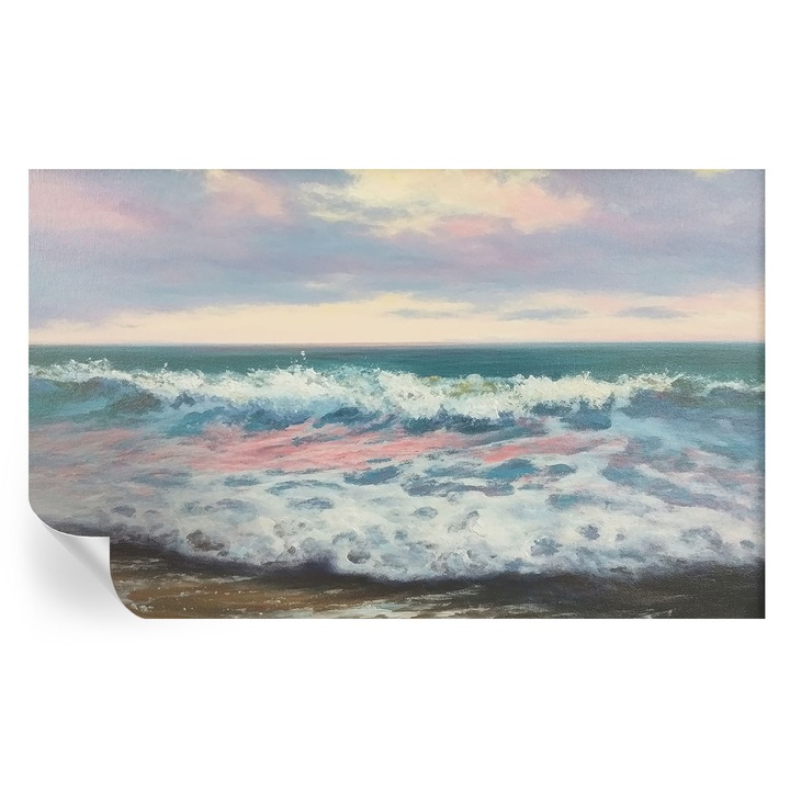 Öntapadós Fotótapéta Falra, Tulup, Tengeri tájkép, Kék, 416 x 254 cm, Dekoráció, Nappaliba, Hálószobába, 010170060070000285082