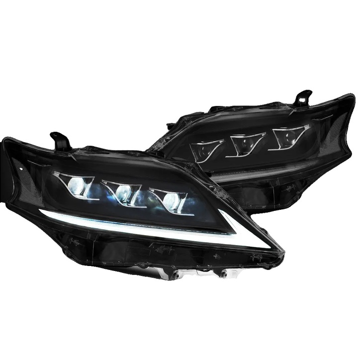 Asamblare faruri, lentile proiectoare LED, waterproof IP67, clar, set