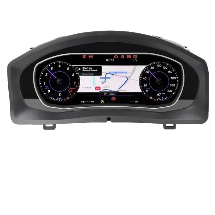 Tablou de bord, 12.3 inch, functionalitate multimodala, pentru Volkswagen Tiguan 2009-2017, 40x30x20cm