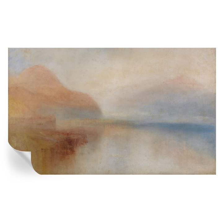 Öntapadós Tapéta Falra, Tulup, Éteri táj, Krémszín, 416 x 254 cm, Dekoráció, Nedvességálló, 010170060070000285628