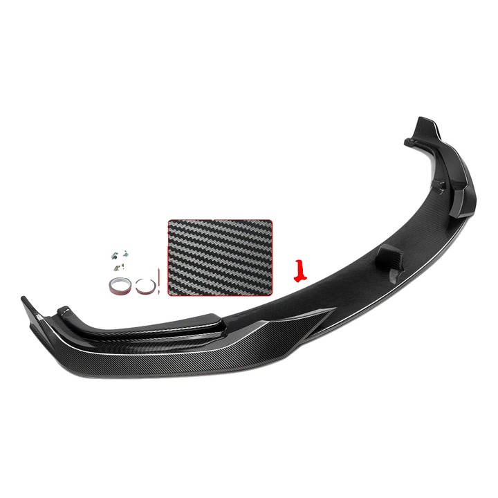 Splitter bara fata, carbon look, pentru BMW 8 Series M Sport 2018-2021, ABS, montare usoara