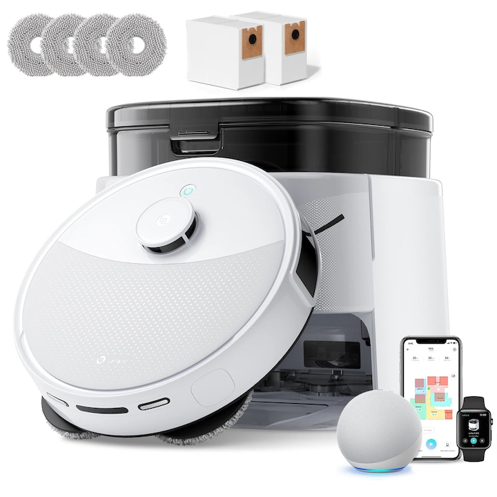 Aspirator robot, 3L, putere 12000 Pa, autonomie 220 min, 320x97 mm