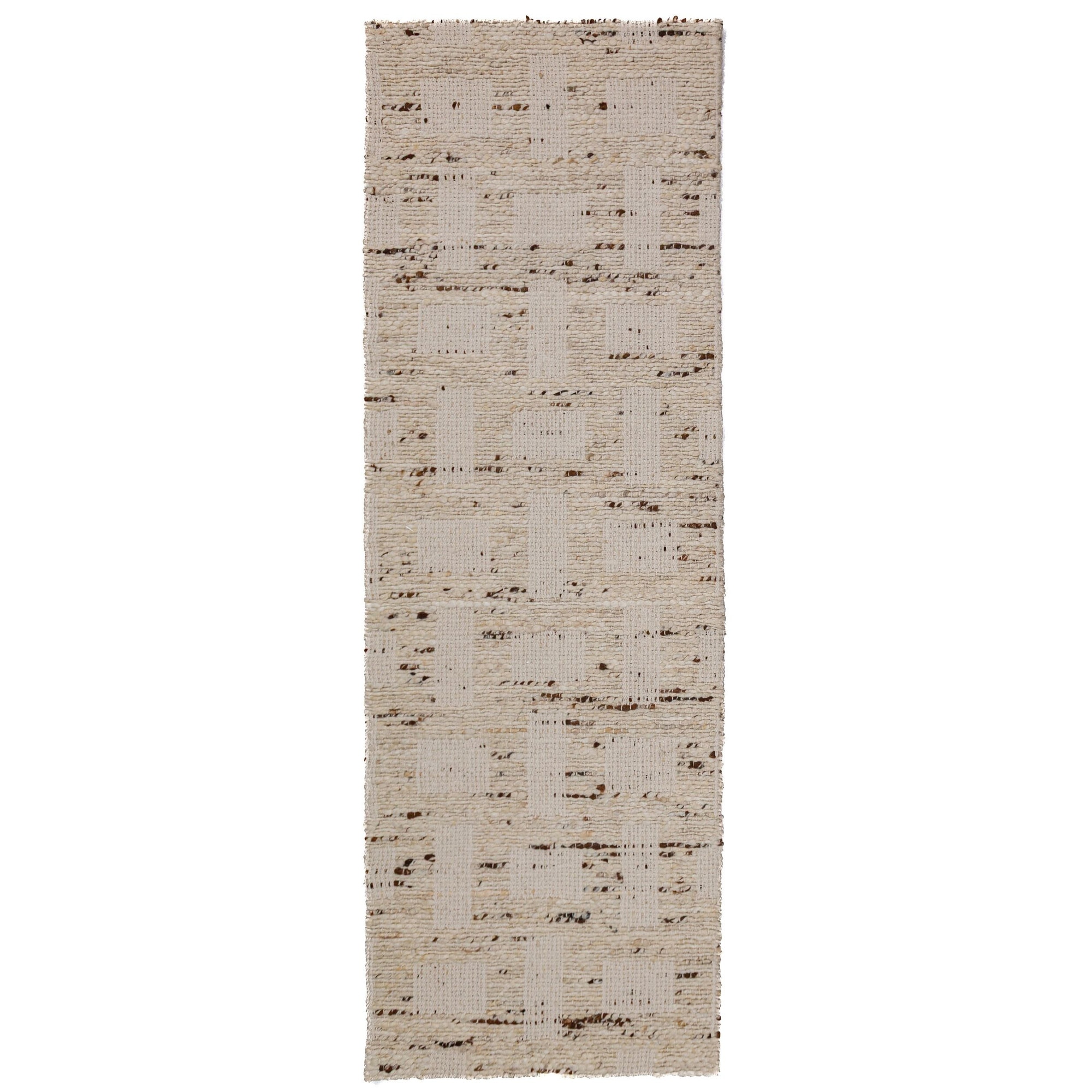 Covor ROVA WOOL BLEND NATURAL 80X230 NATURAL SEMI PLAIN RUNNER 65% LANA ...