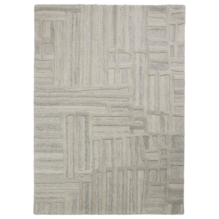 Covor ELVA WOOL NATURAL 160X230 NATURAL ABSTRACT RECTANGLE 100% Lana