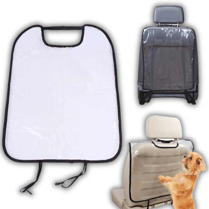 Husa bancheta spate auto din pvc transparenta