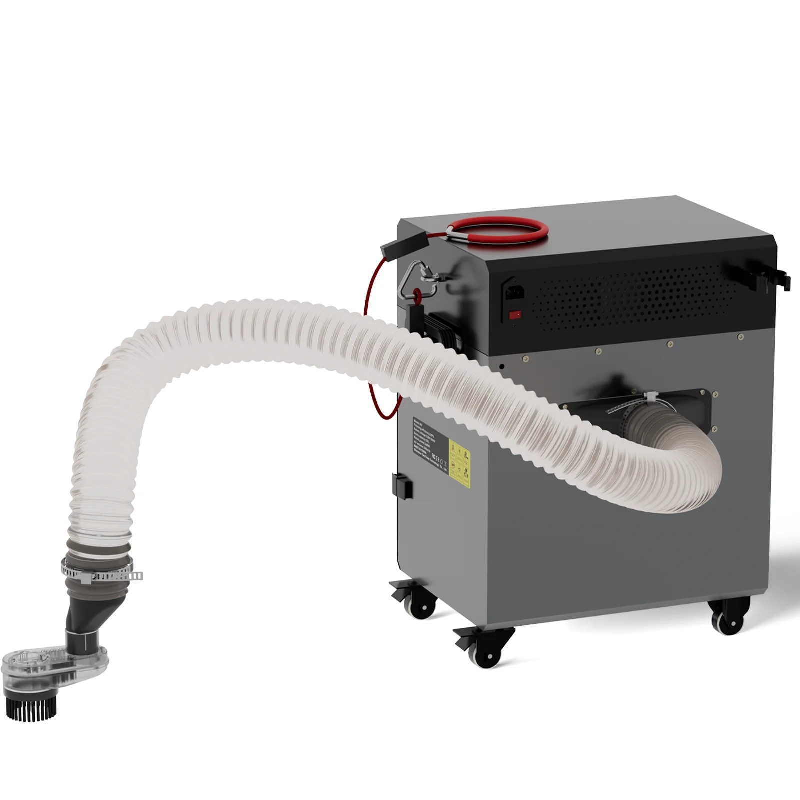 Aspirator cu capacitate mare de colectare a prafului, functionare silentioasa, negru, 450x595x540mm