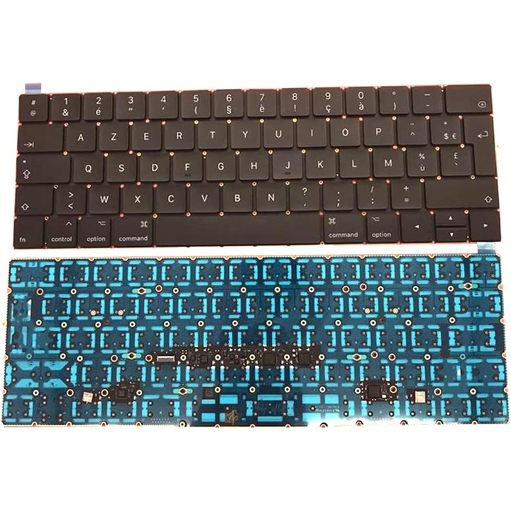 Клавиатура FR за MacBook Pro 13"/15" A1706 A1707 Touch Bar 2016-2017, нова, препоръчителен монтаж от техник