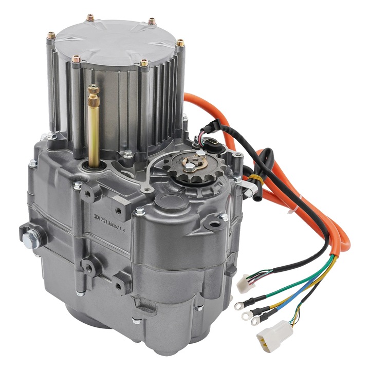 Motor electric 1000W, tehnologie DC fara perii, argintiu, 72V, 350x580x830x1080rpm