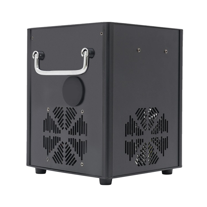 Masina de artificii, 750W, operare cu telecomanda, neagra, 20x18.6x26cm