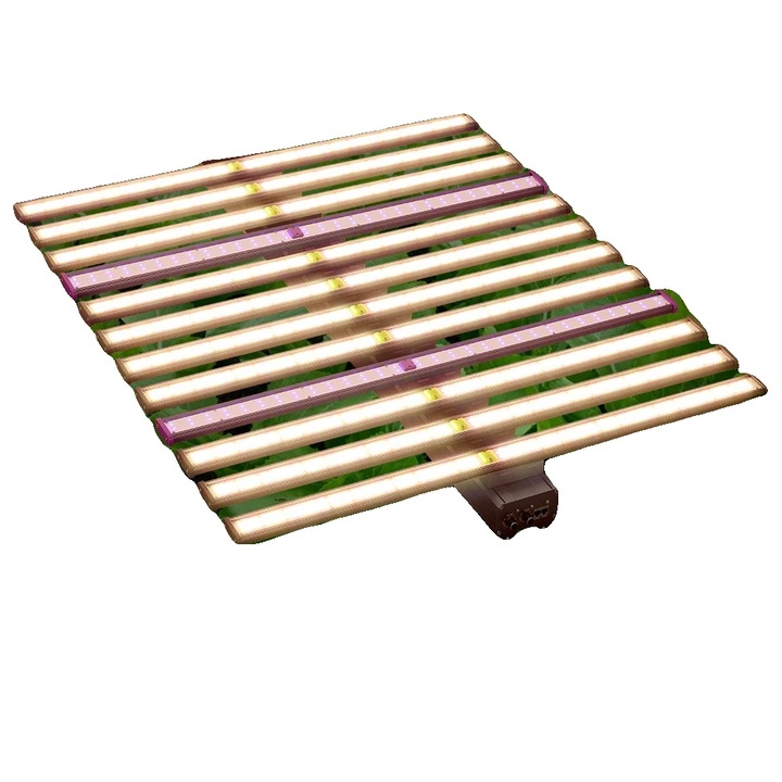 LED лампа за отглеждане на растения, 1100W, разглобяем дизайн, димируема, за оранжерийни и хидропонни растения