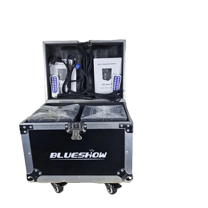 Masina de scantei reci, performanta de 700W, control DMX, 2 masini 1 carcasa