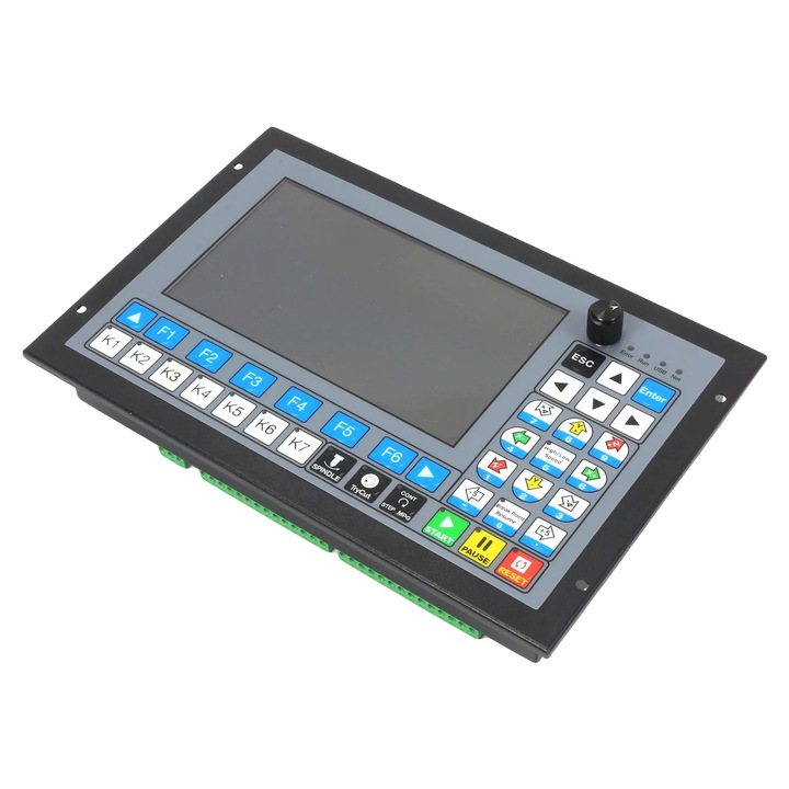CNC офлайн контролер, 4 оси, 7-инчов цветен дисплей, 40 бутона за управление