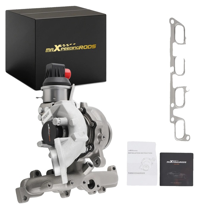 Turbocompresor, compatibil cu modele Audi/Seat, 55x42x30cm, 11.5kg, K418 aliaj si aluminiu ZL104