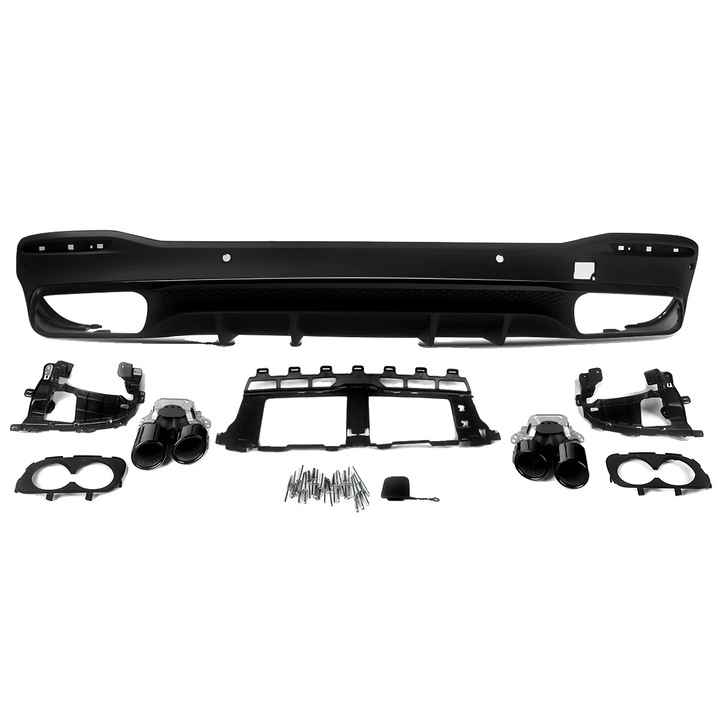 Difuzor spate auto, GLS 53 Look, PP plastic, 204x30x53cm, montare usoara