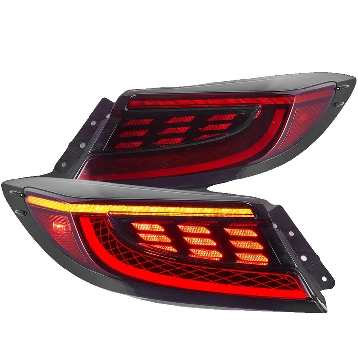 Set de lumini spate LED, rosii, pentru tuning auto, impermeabile IP67, instalare usoara