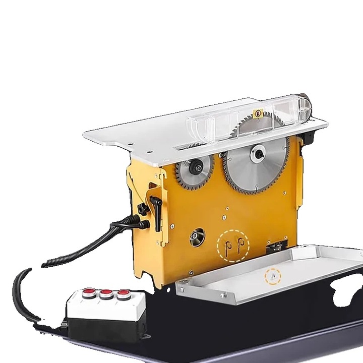 Електрически циркуляр с плъзгаща маса, 1200x800мм, прецизно рязане, 220V, 23кг