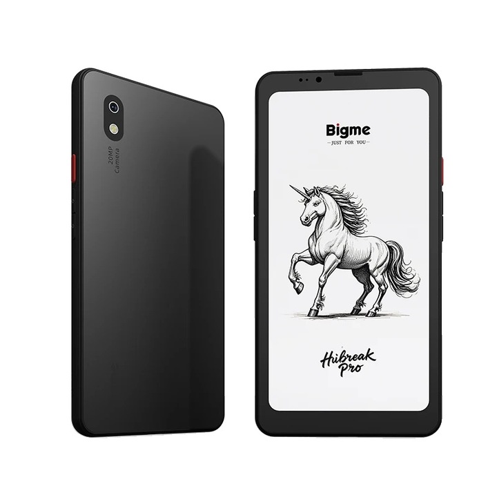 Cititor eBook, Hibreak Pro, design portabil, ecran E-Ink, 8GB RAM, 256GB ROM, negru, 80.9x159.8x8.9mm