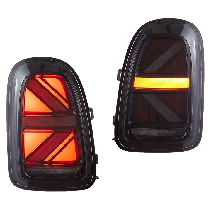 Комплект от 2 задни LED лампи, с динамични мигачи, опушени, за Mini Countryman F60, 2017-2023