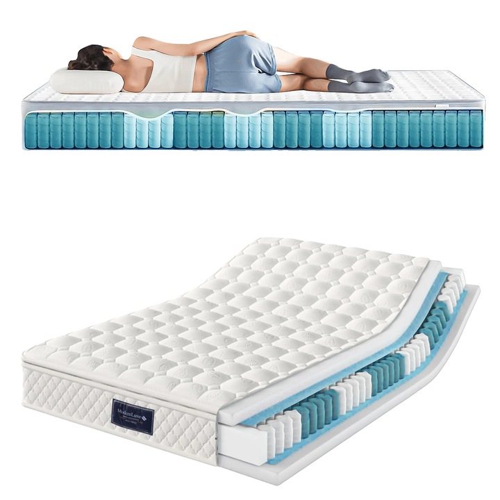 Saltea, suport 7 zone, respirabilitate excelenta, 160x200cm