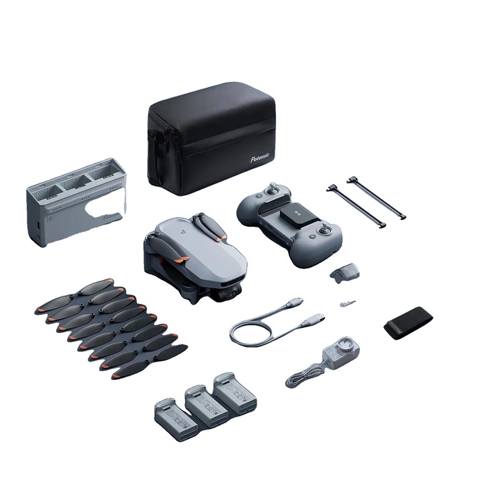 Drona, 4K, Fly More Combo, 48MP, sub 249g