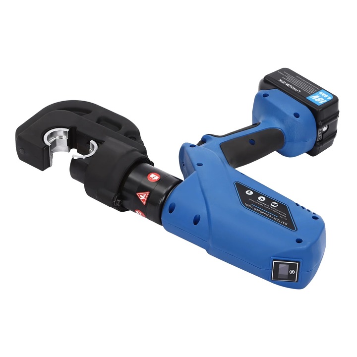 Cleste hidraulic, 120KN, acumulator reincarcabil, albastru navy