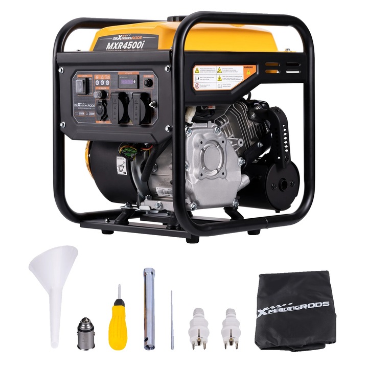 Generator inverter, 3500W putere maxima, functionare silentioasa, 26kg, 7.5L